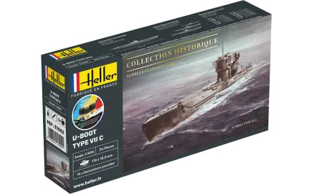 Heller 1:400 Gift Set - U-Boot Type VII C