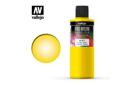 AV Vallejo Premium Color - 200ml -  Candy Yellow