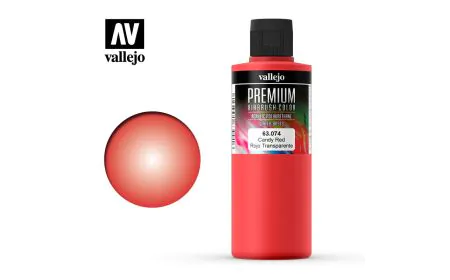 AV Vallejo Premium Color - 200ml -  Candy Red