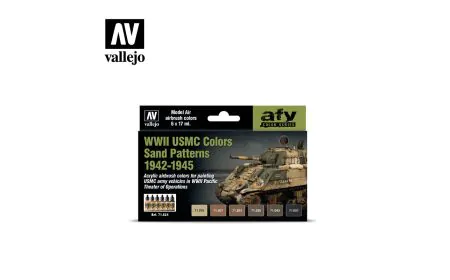 AV Model Air Set - WWII USMC Colors Sand Patterns 1942-1945