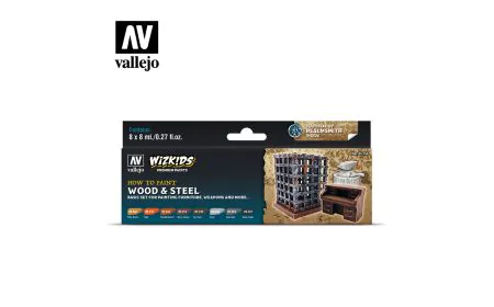 AV Vallejo Wizkids Set - Wood & Steel