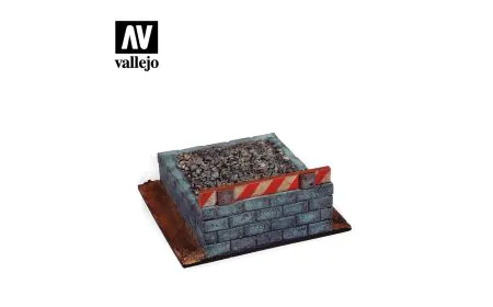 Vallejo Scenics - 1:35 Railroad Buffer Block