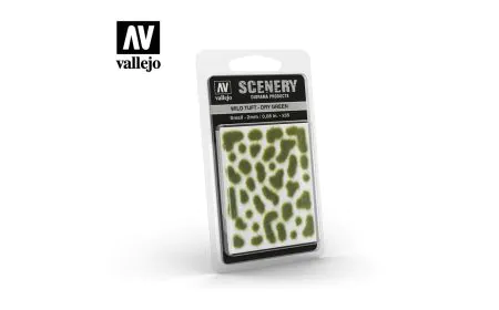 AV Vallejo Scenery - Wild Tuft - Dry Green, Small: 2mm