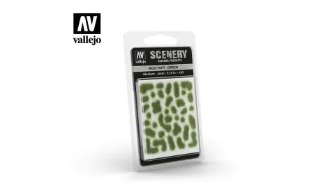 AV Vallejo Scenery - Wild Tuft - Green, Medium: 4mm