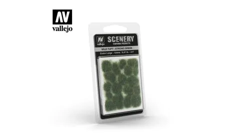 AV Vallejo Scenery - Wild Tuft - Strong Green, XL: 12mm