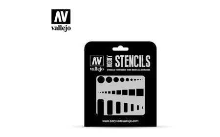 AV Vallejo Stencils - Access Trap Doors 1:32, 1:48 & 1:72