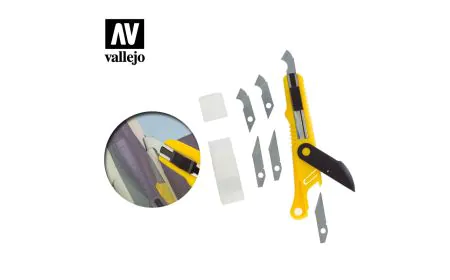 AV Vallejo Tools - Cutter Scriber & 5 Spare Blades