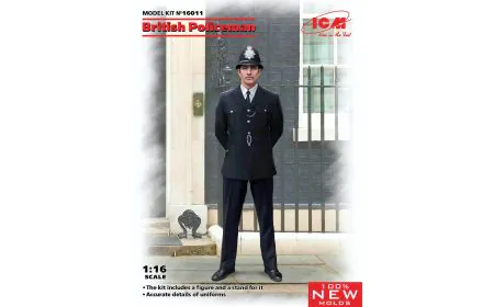 ICM 1:16 - British Policeman (100% New Molds)