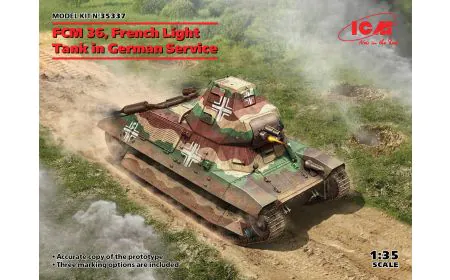 ICM 1:35 - FCM 36 WWII French Light Tank in German Service