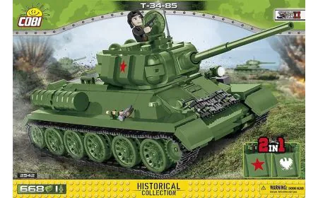 Cobi - Historical Collection: T-34/85 (668 Pcs)
