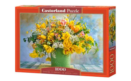 Castorland Jigsaw 1000 pc - Spring Flowers in Green
