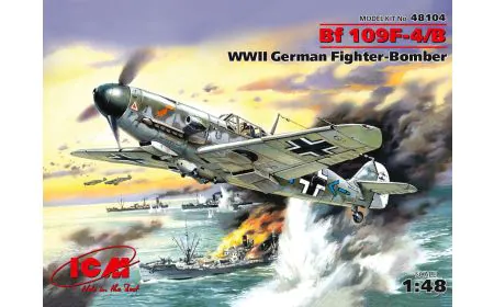 ICM 1:48 - Messerschmitt Bf 109F-4/B WWII Bomber