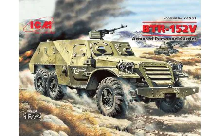 ICM 1:72 - BTR-152V, Armoured Personnel Carrier