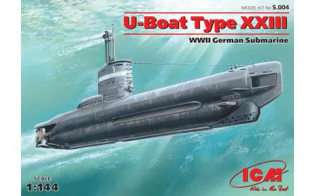 ICM 1:144 - U-Boat Type XXIII, WWII German Submarine