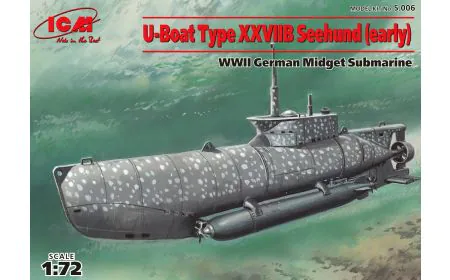 ICM 1:72 - U-Boat Type XXVIIB  Seehund  (early)