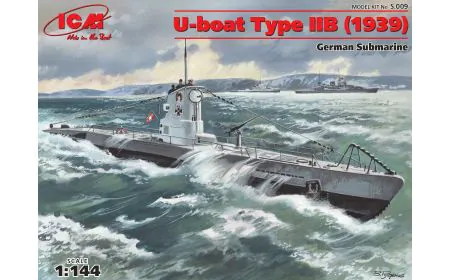 ICM 1:144 - U-Boat Type IIB (1939), German Submarine