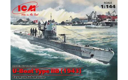 ICM 1:144 - U-Boat Type IIB (1943), German Submarine