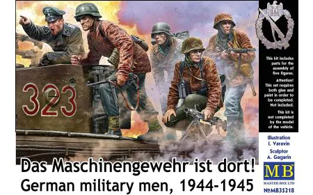 Masterbox 1:35 - German 44-45 Das Maschinegewehr isr dort!