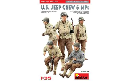 Miniart 1:35 - US Jeep Crew & MPs (Special Edit)