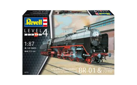 Revell 1:87 - BR 01 Express Locomotive & Tender 2'2 T32