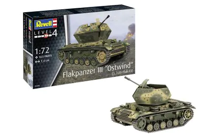 Revell 1:72 - Flakpanzer 111 'Ostwind' (3.7cm Flak 43)