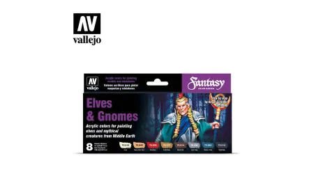 AV Vallejo Model Color Set - Elves and Gnomes (x8)