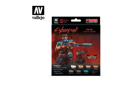AV Vallejo Cyberpunk - Solo Warlock (x8) & Figure