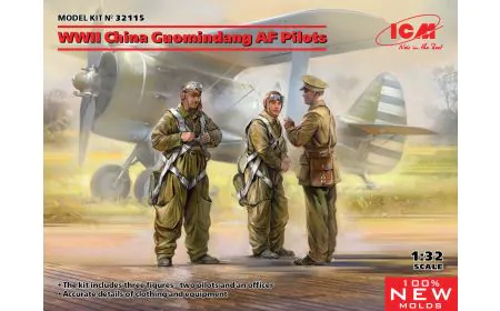 ICM 1:32 - WWII China Guomindang AF Pilots