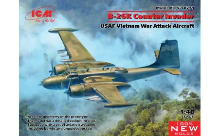 ICM 1:48 - B-26K Counter Invader, USAF Vietnam War