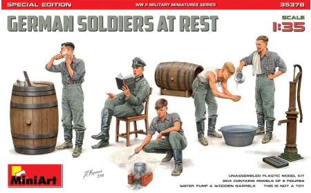 Miniart 1:35 - German Soldiers at Rest (Spec Edition)