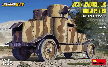 Miniart WWI 1:35 - Austin Armored Car (Indian / British)