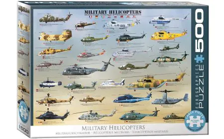 Eurographics Puzzle 500 Pc - Military Helicopters