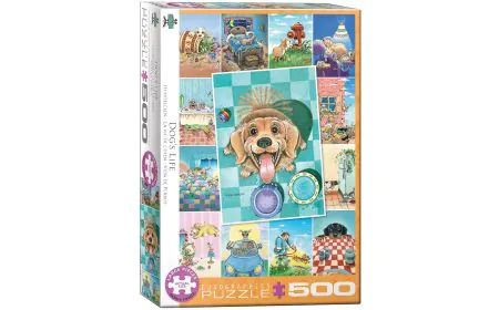 Eurographics Puzzle 500 Pc - Dog's Life by Gary Patterson