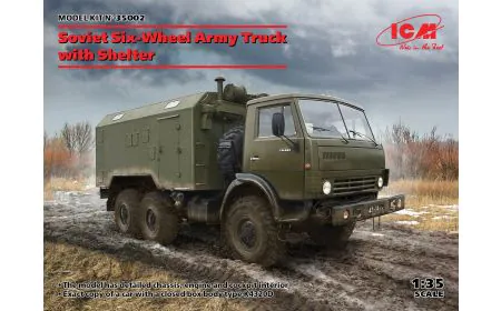 ICM 1:35 - Soviet Six-Wheel Army Truck with Shelter