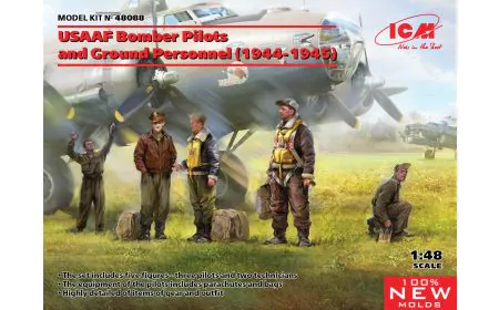 ICM 1:48 - USAAF Bomber Pilots & G/Personnel(1944-45)