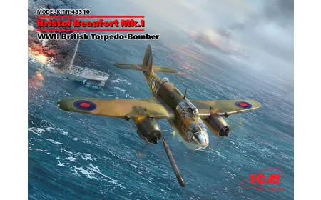 ICM 1:48 - Bristol Beaufort Mk.I, WWII Torpedo-Bomber