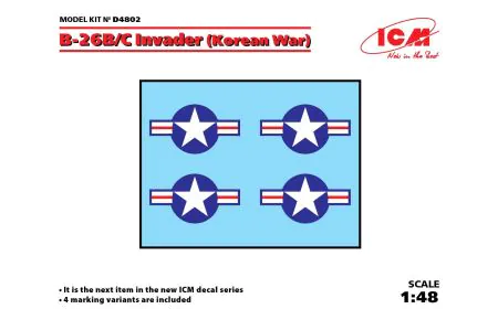 ICM Decals 1:48 - B-26B/C Invader (Korean War)