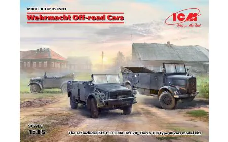 ICM Diorama 1:35 -Wehrmacht Off-road Cars