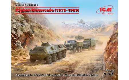 ICM Diorama 1:72 - Afghan Motorcade (1979-1989)