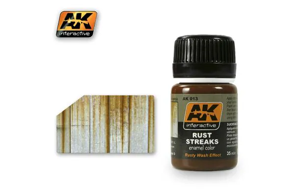 AK Interactive Wash 35ml Rust Streaks