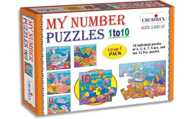 * Creative Puzzles - My Number Puzzles 1 to 10