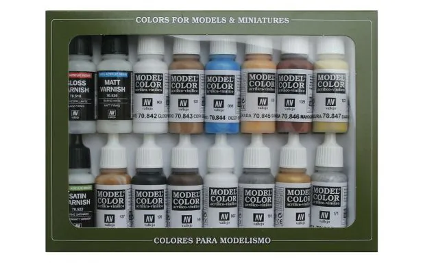 AV Vallejo Model Color Set - Folkstone Special (x16)
