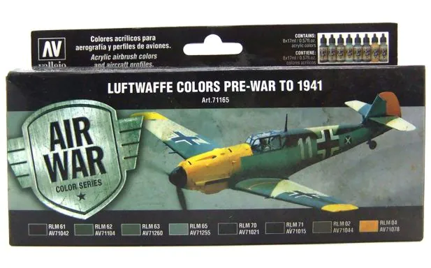 AV Vallejo Model Air Set - Luftwaffe Pre-War to 1941
