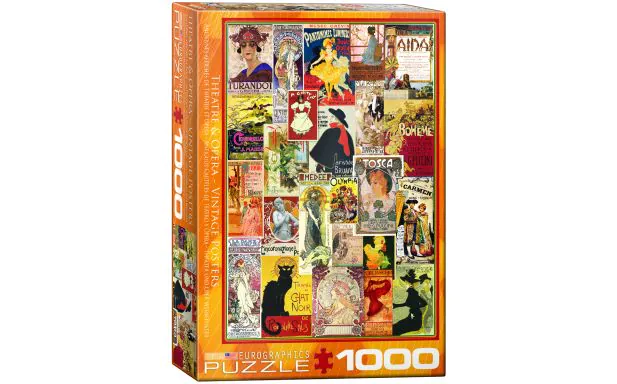 Eurographics Puzzle 1000 Pc - Opera /Theater Vintage Collage