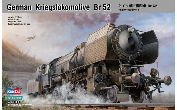 Hobbyboss 1:72 - German Kriegslokomotive Br 52