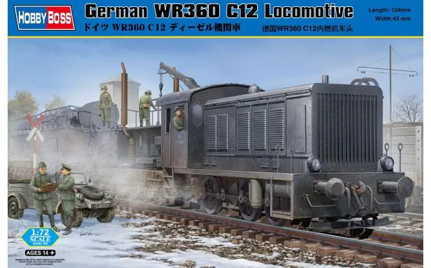 Hobbyboss 1:72 - German WR360 C12 Locomotive