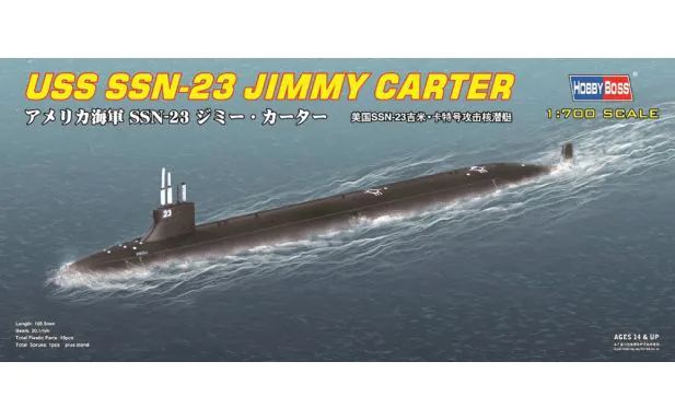 Hobbyboss 1:700 - USS SSN-23 Jimmy Carter Attack Submarine