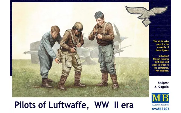 Masterbox 1:32 - Pilots of Luftwaffe, WWII Era