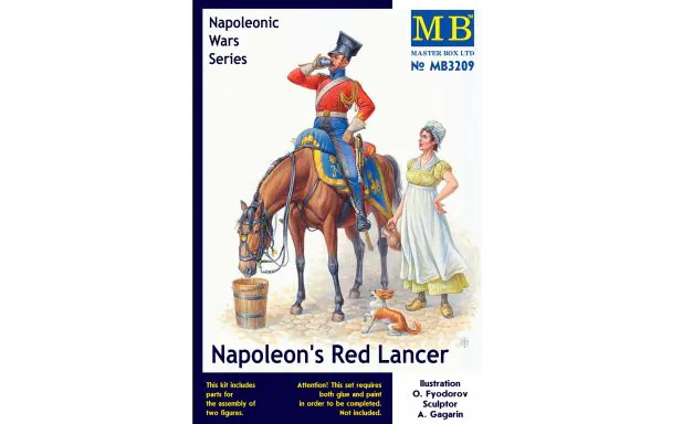 Masterbox 1:32 - Napoleons Red Lancer Napoleonic Series