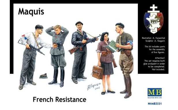 Masterbox 1:35 - French Resistance 'Maquis'